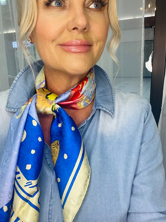 Diamond Girl Silk Scarf