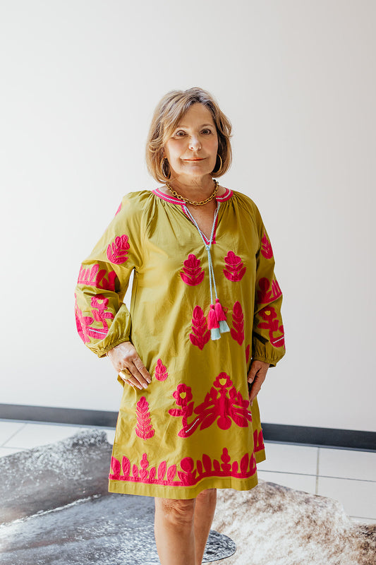 Applique Tunic Dress
