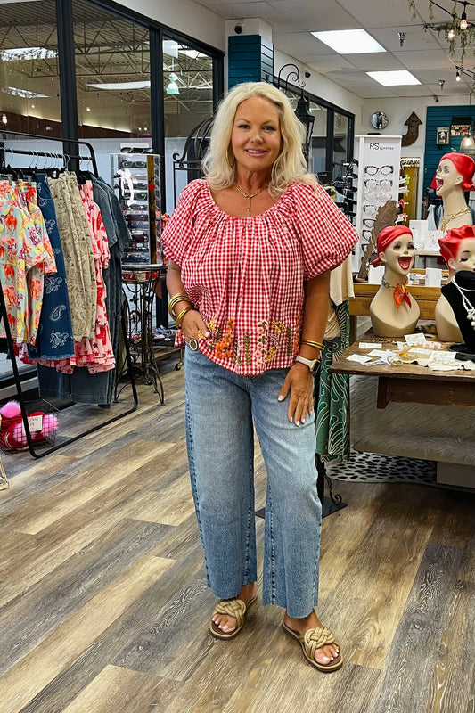 Gwen High Rise Wide Leg by Kut