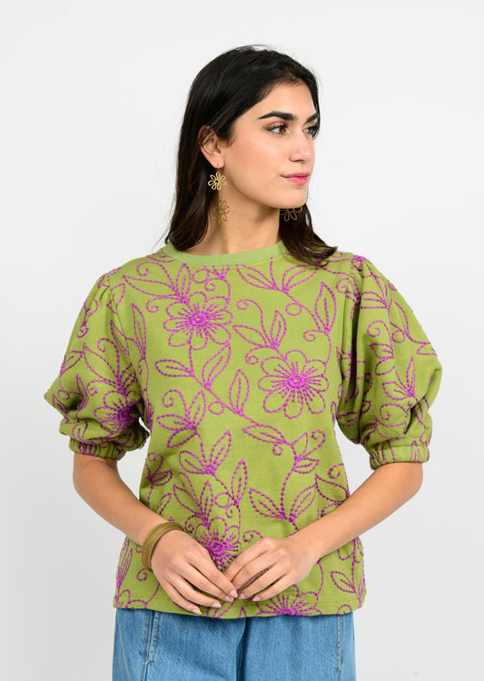 Floral Vines Top