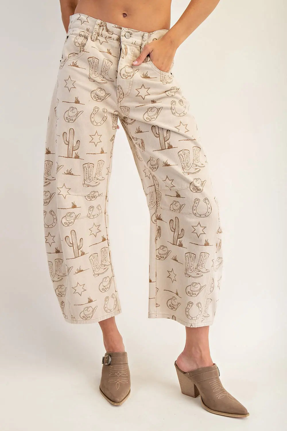 Cowboy Barrel Jeans