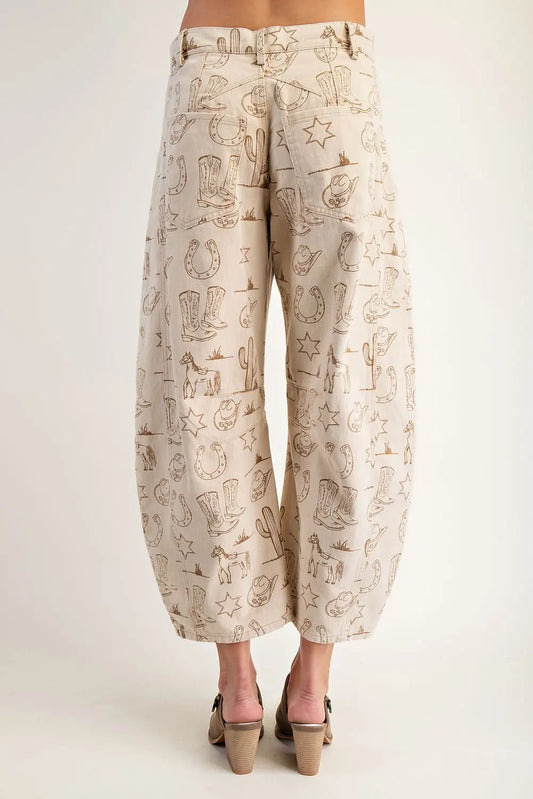 Cowboy Barrel Jeans