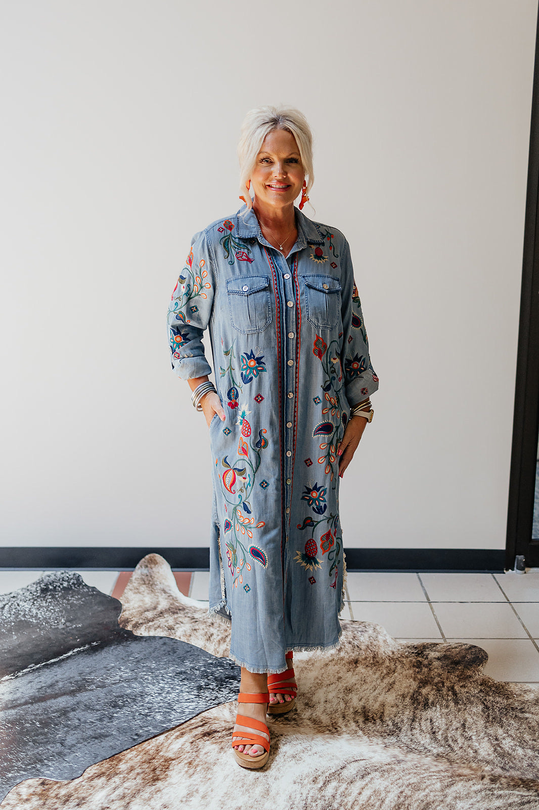 Indian Summer Denim Dress