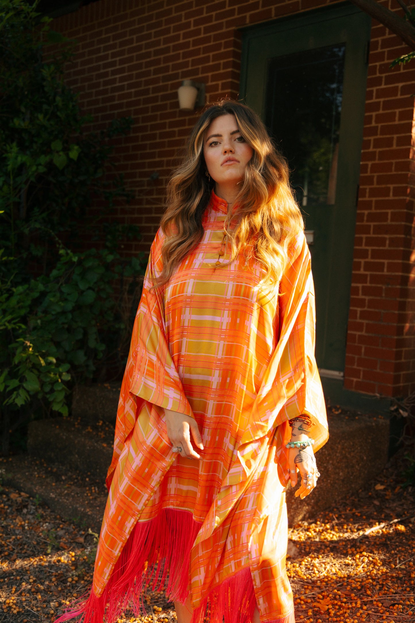 Laire Fringe Caftan