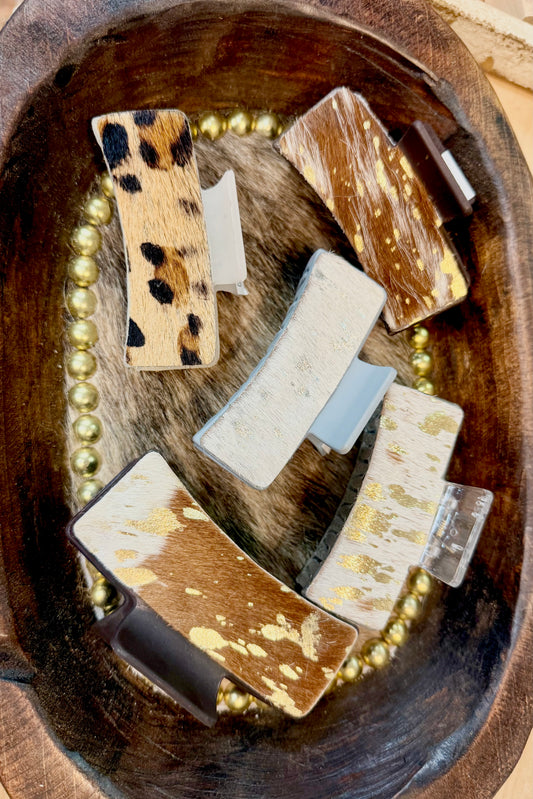 Cow Hide Hair Claws