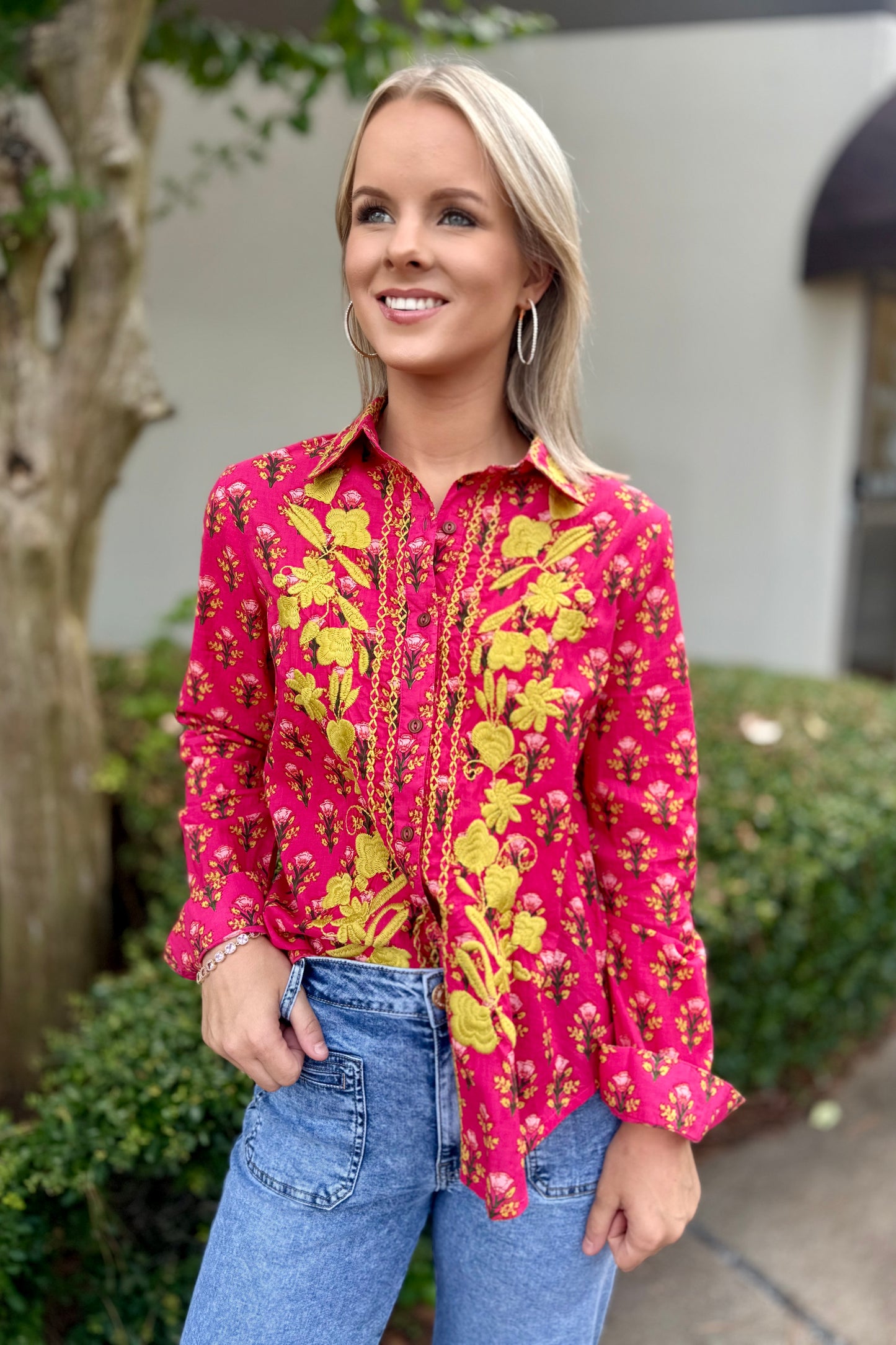 Maricela Pink Blouse by Sister Mary