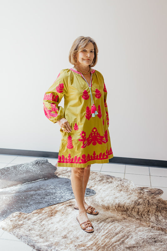 Applique Tunic Dress