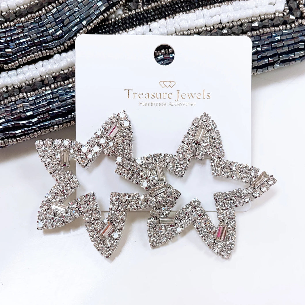 Oversized Star Earrings