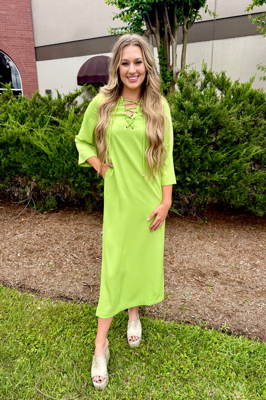 Summer Dazzle Lime Maxi Dress by Jade