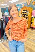 Coral Blaze Blouse