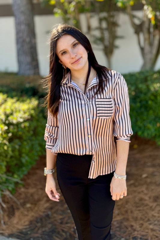 Striped Top by Velvet Heart