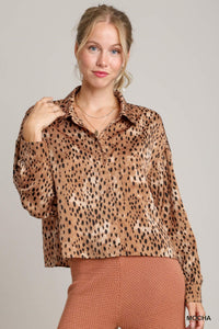'Your Heart Or Mine'- Leopard Top