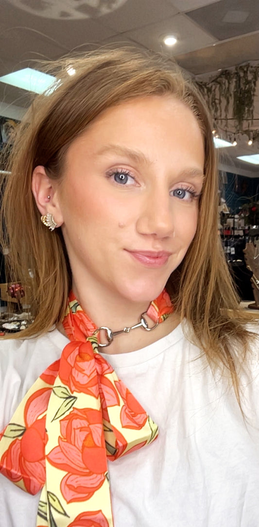 Horse Bit Scarf Charm