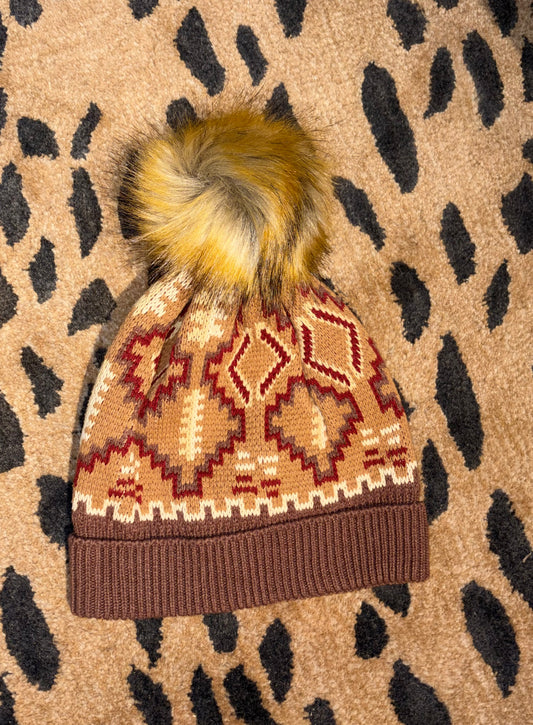 Pom-Pom Knit Ski Hats