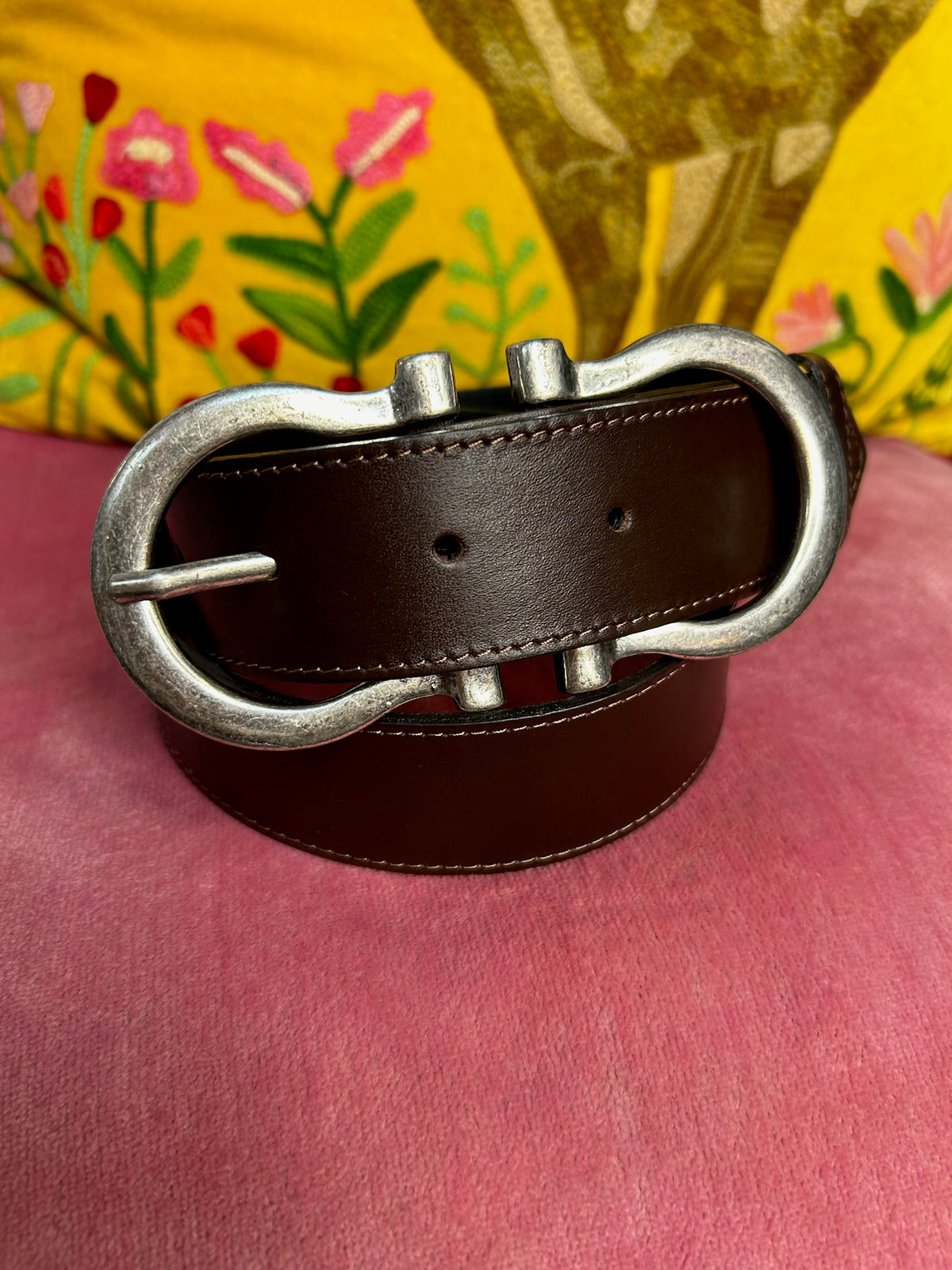 Ansaldo Import Genuine Leather Made In Italy Belt Ansaldo Leather Belt – Joetta main image 3