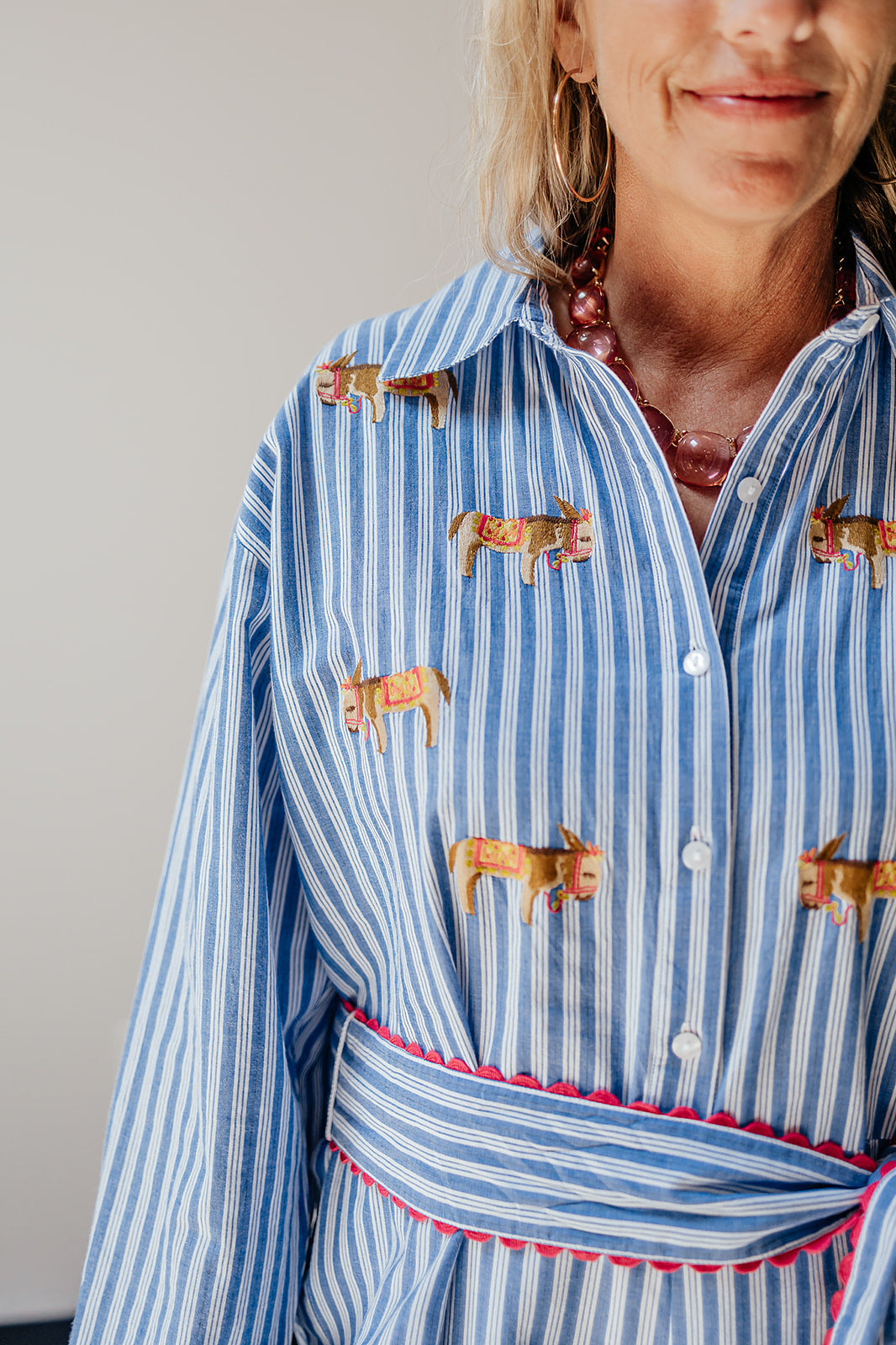Blue Donkey Romper