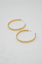 Perfect Love Hammered Hoops- Large