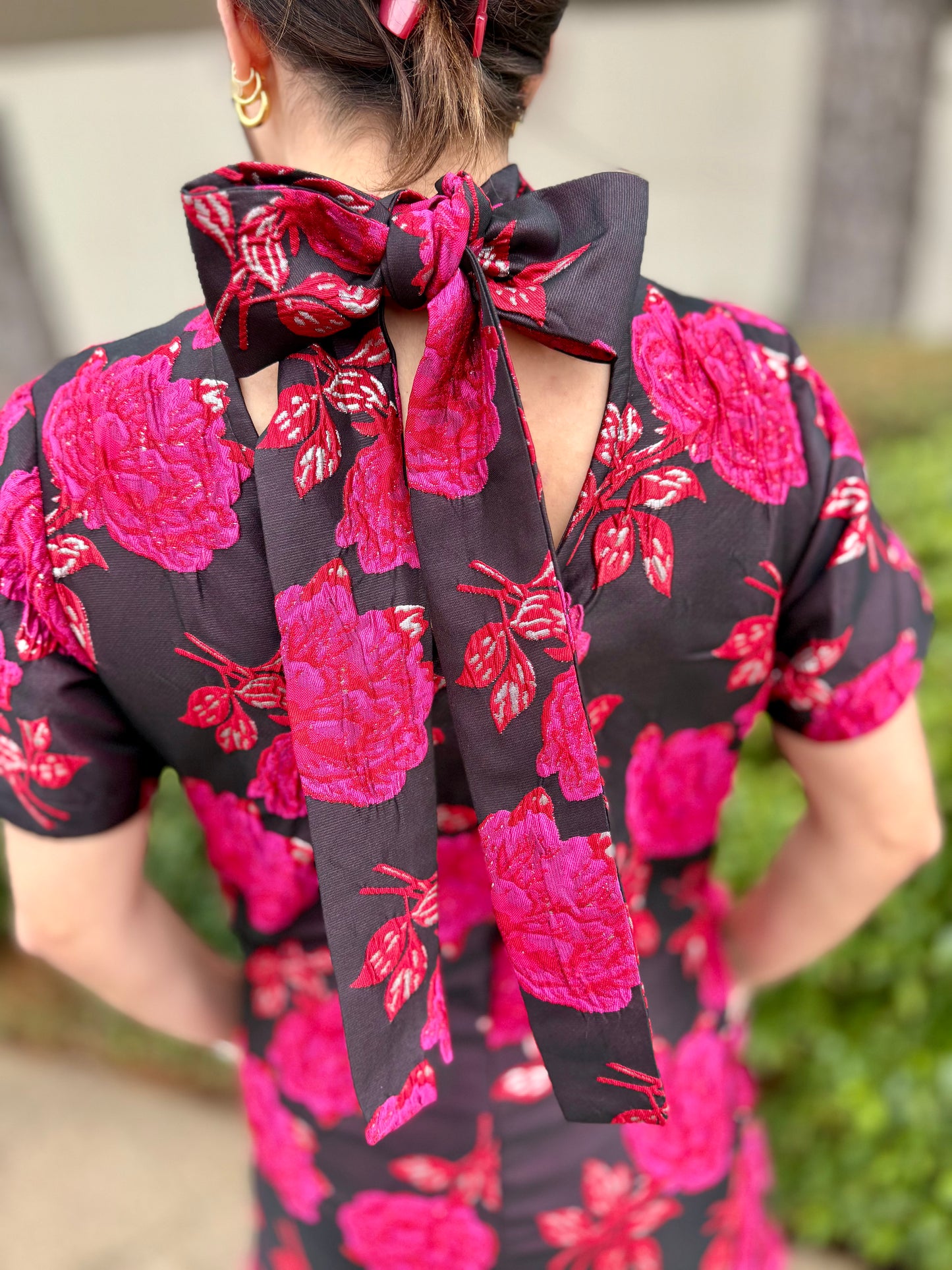 Uncle Frank Bow Back Dress