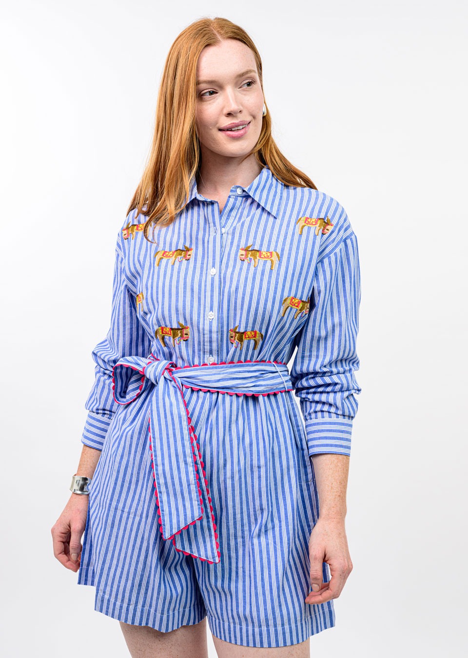 Blue Donkey Romper