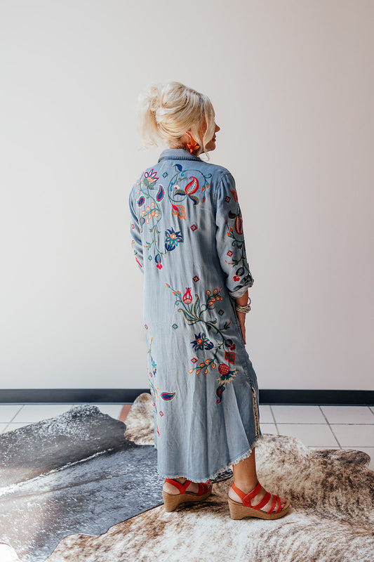Indian Summer Denim Dress