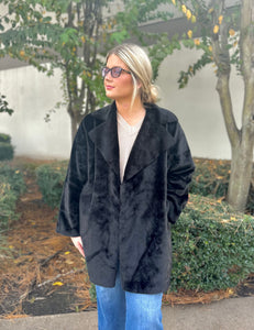 Soft Fur and Suede Jacket