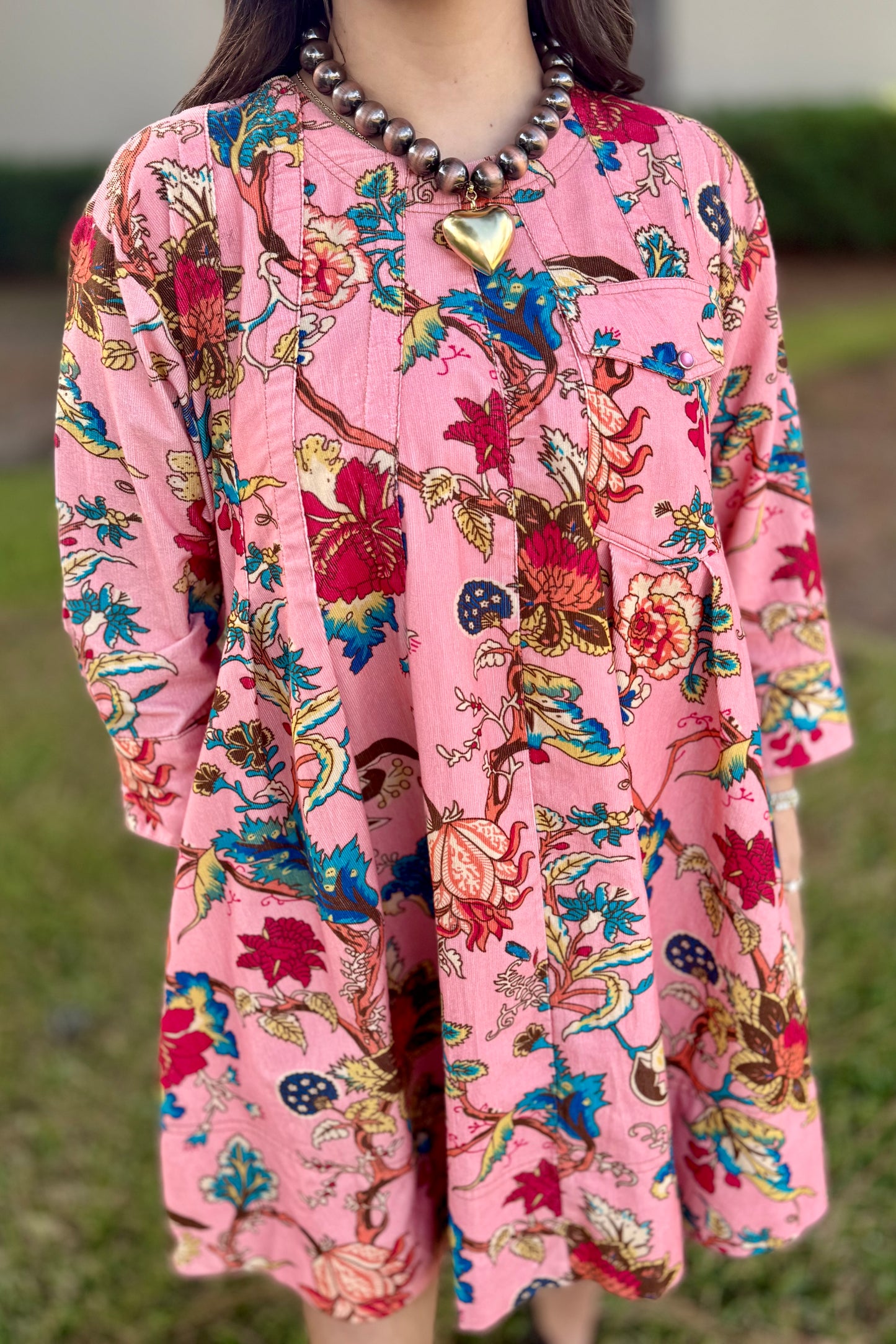 Tuck and Swing Dress by Uncle Frank