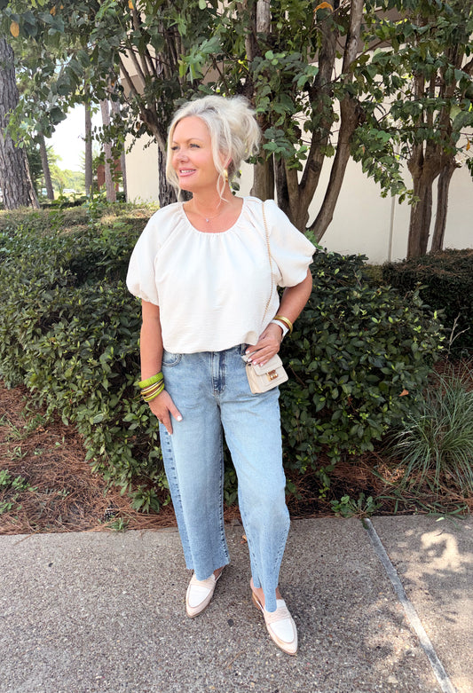 Gwen High Rise Wide Leg by Kut