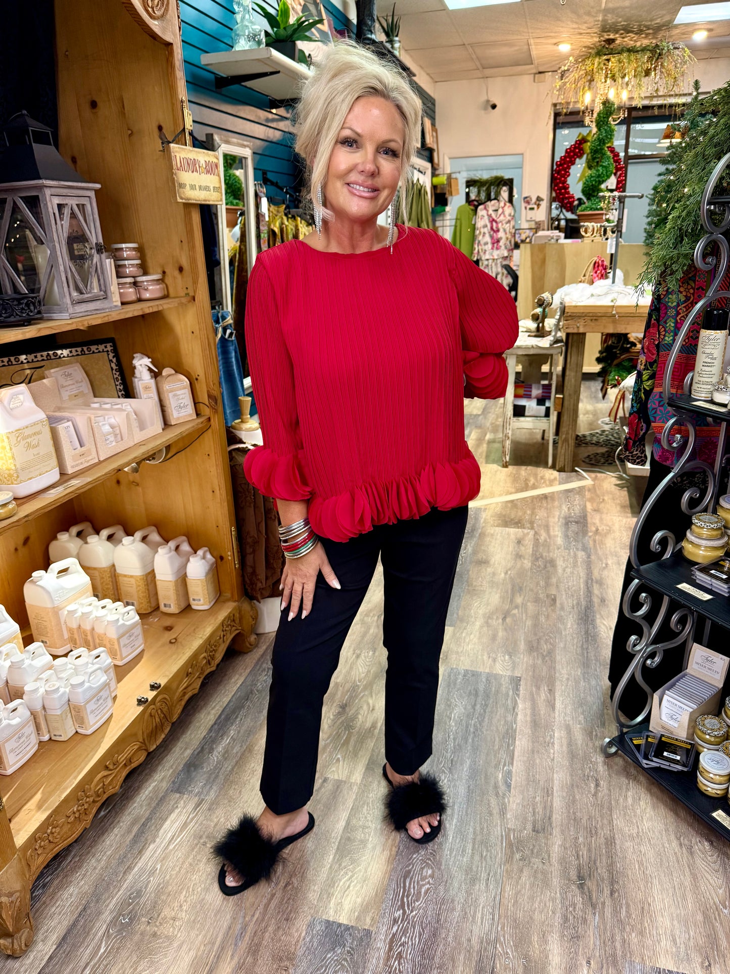 Joanna Pleated Top by Joh