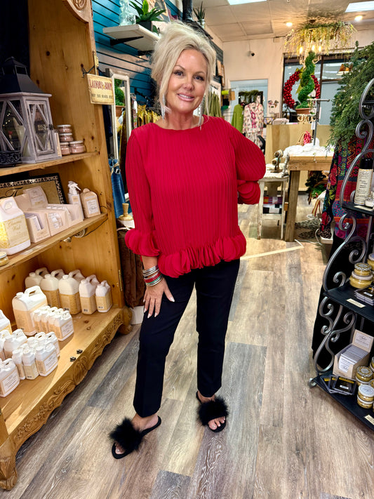 Joanna Pleated Top by Joh