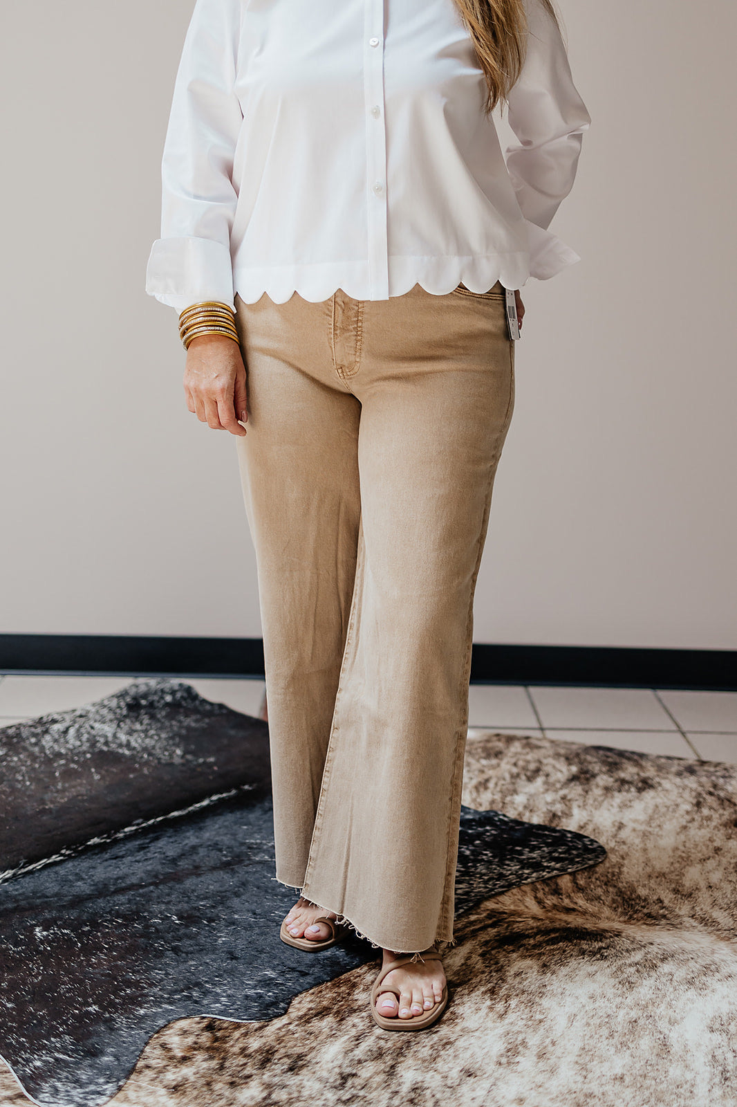 Khaki Chai Meg High Rise