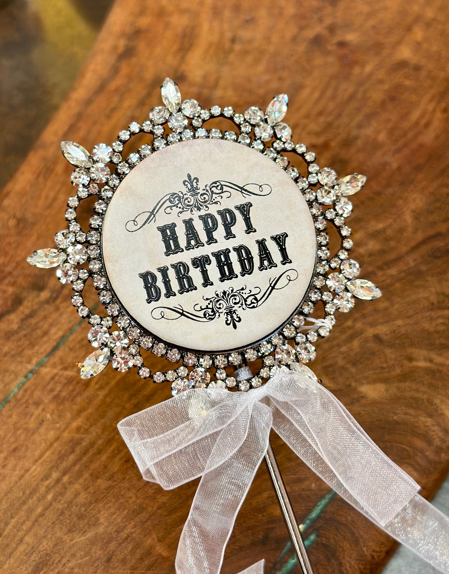 Sparkle Cake Topper