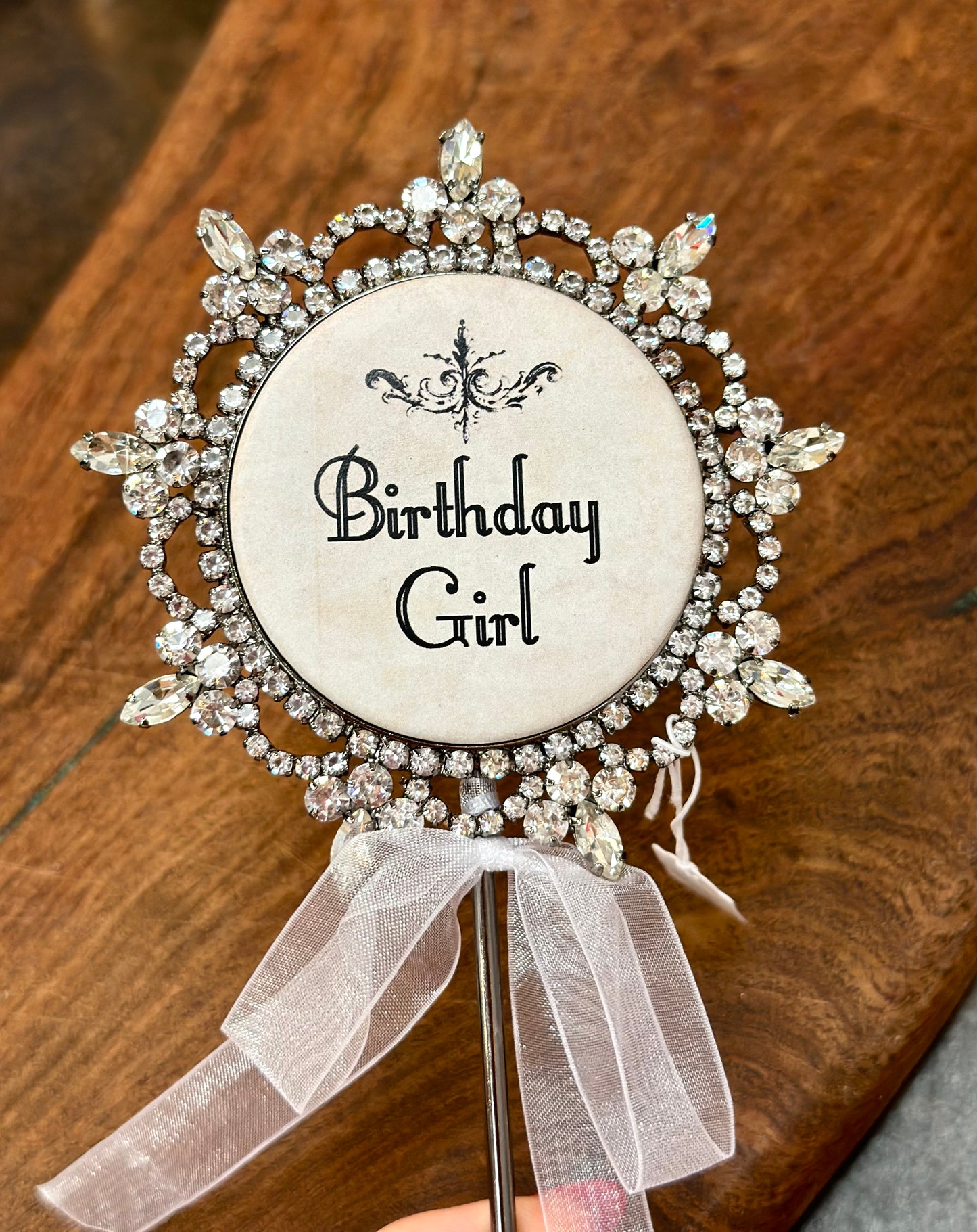 Sparkle Cake Topper