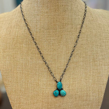 3-Stone Turquoise Necklace