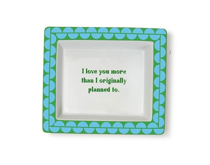 Sassy Wise Saying Porcelain Trinket Tray