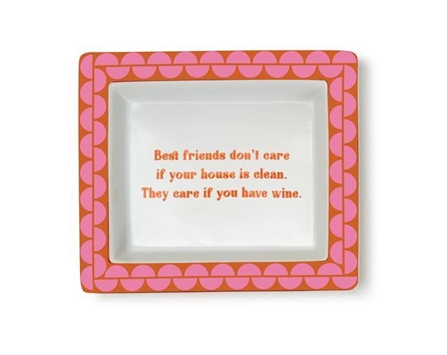 Sassy Wise Saying Porcelain Trinket Tray