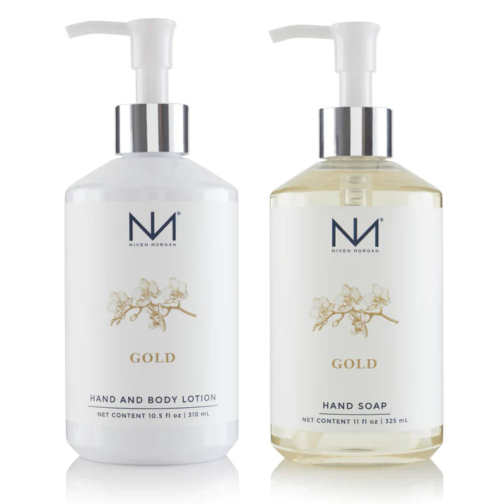 Gold Hand Set- Hand Soap and Hand Lotion