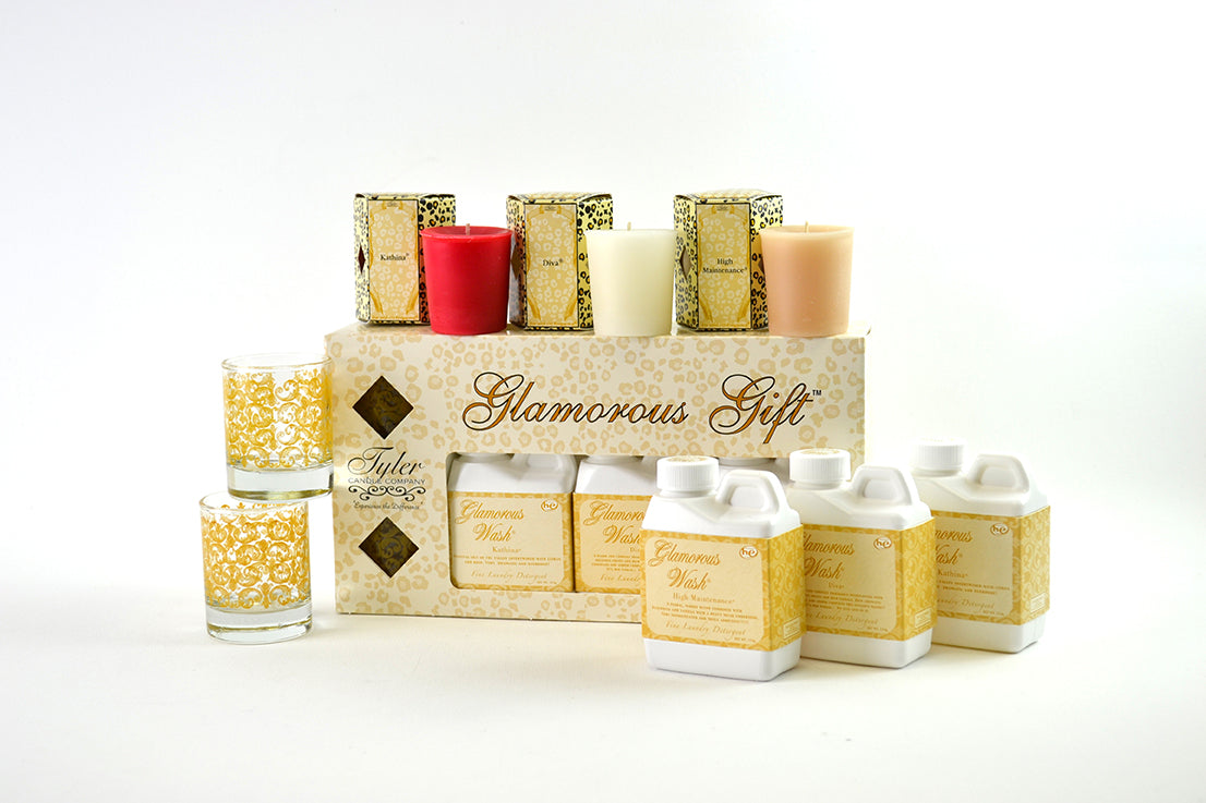 Glamorous Gift Boxed Votives and Glam Wash
