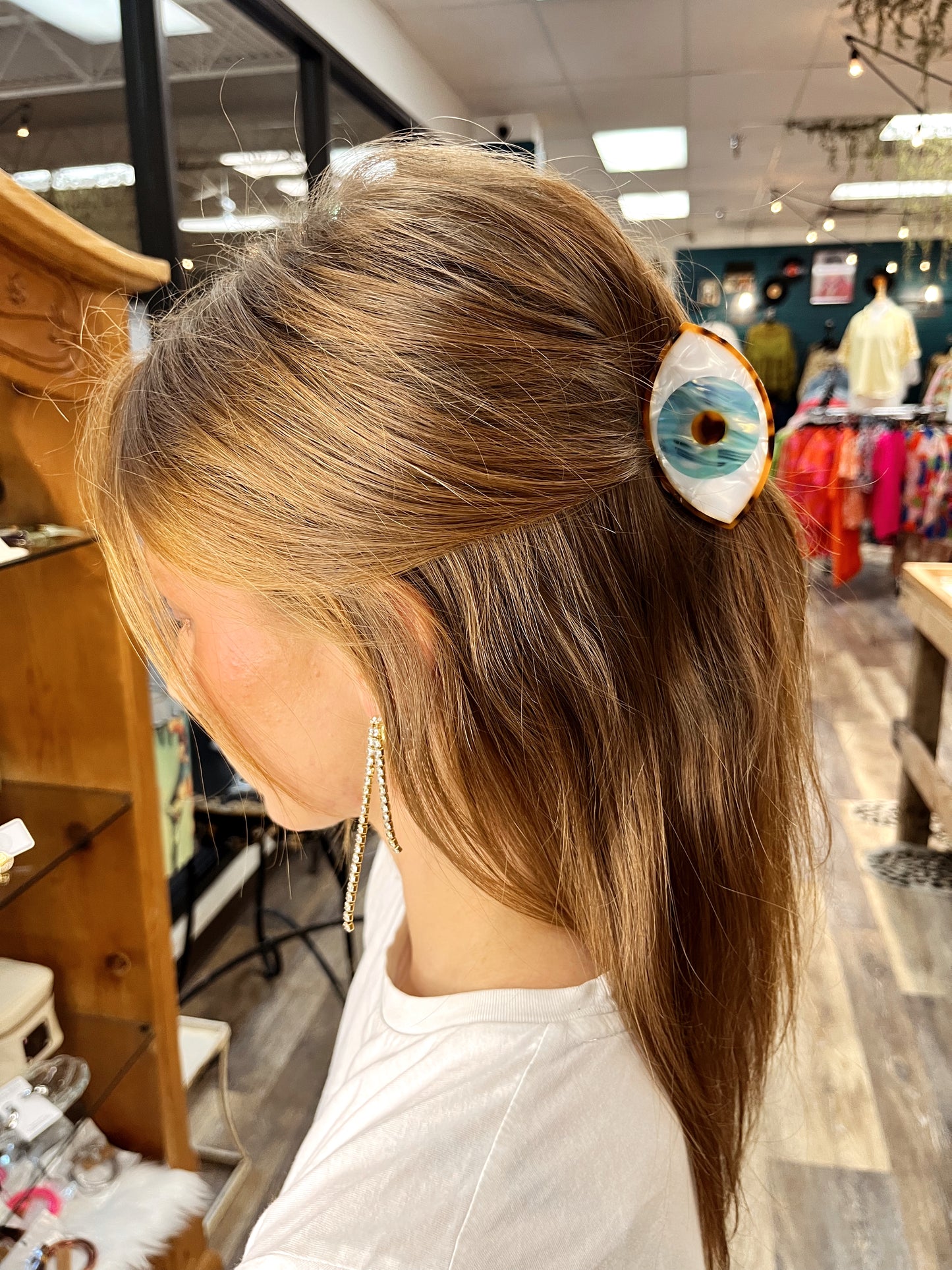 Evil Eye Hair Clip
