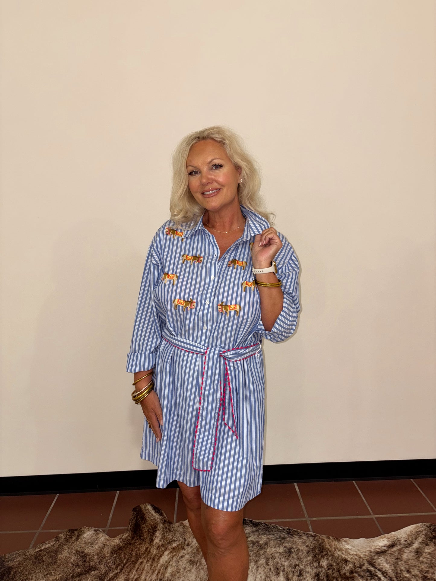 Blue Donkey Romper