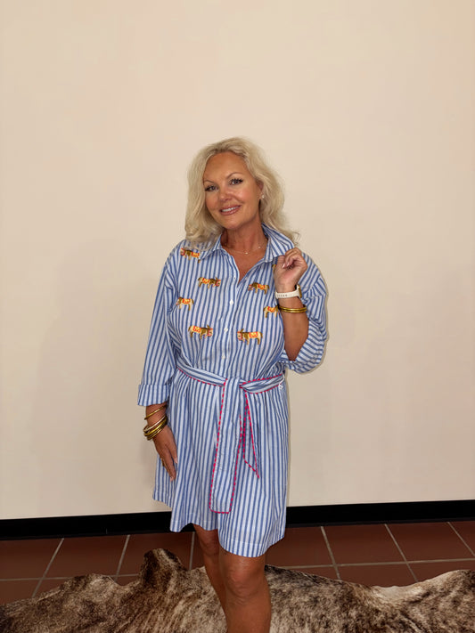 Blue Donkey Romper