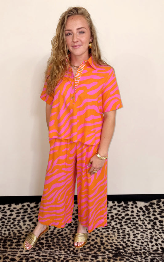 Tropical Zebra Set