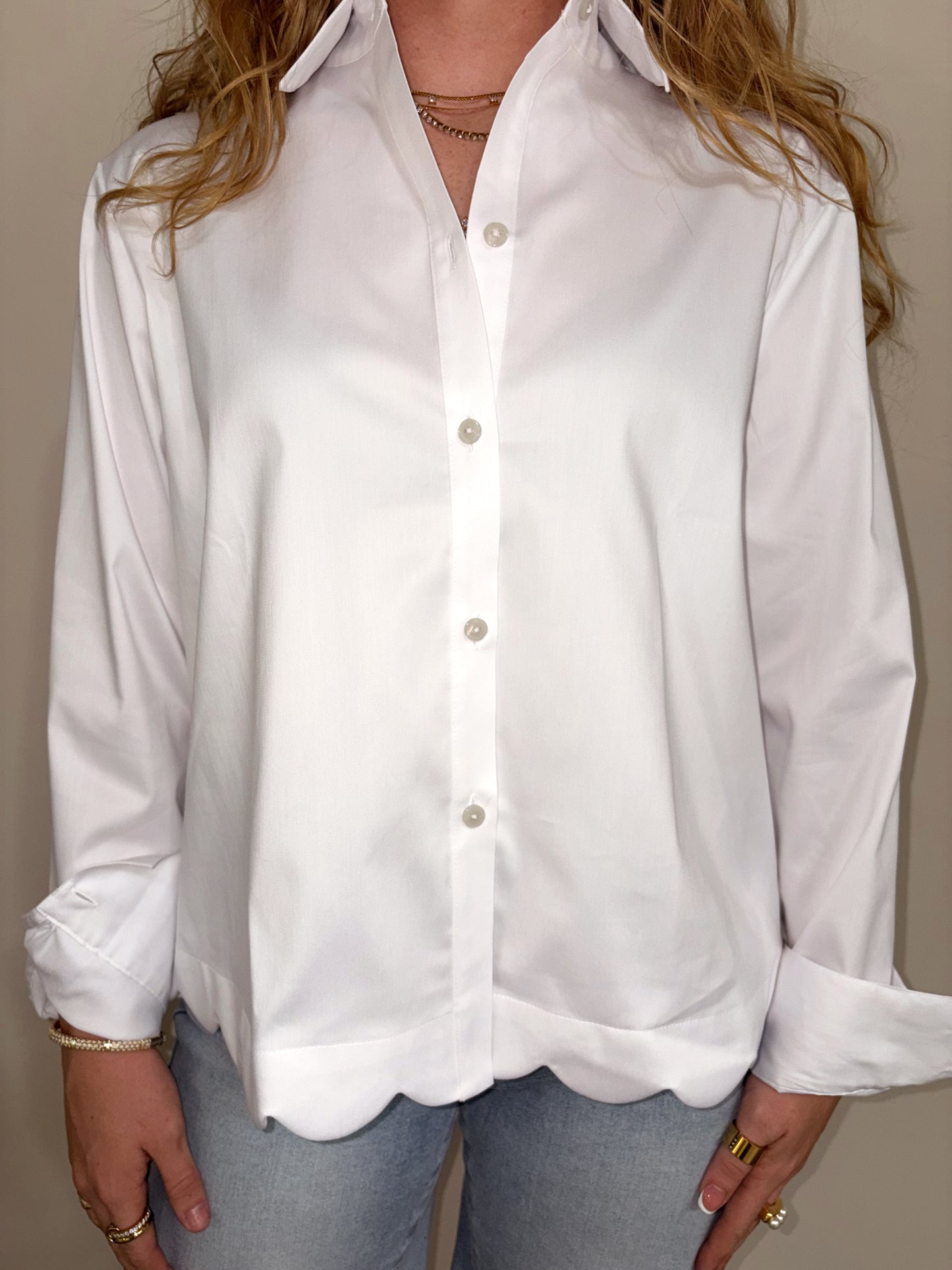 Scarlett White Top