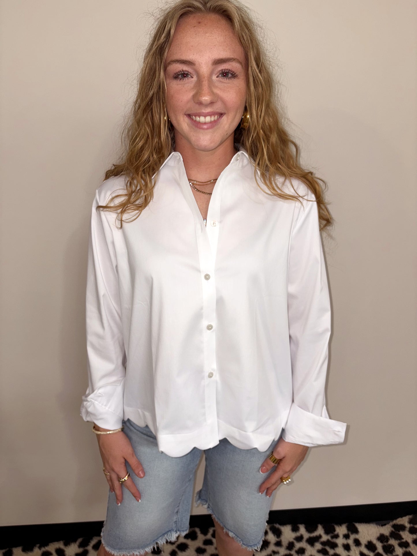 Scarlett White Top