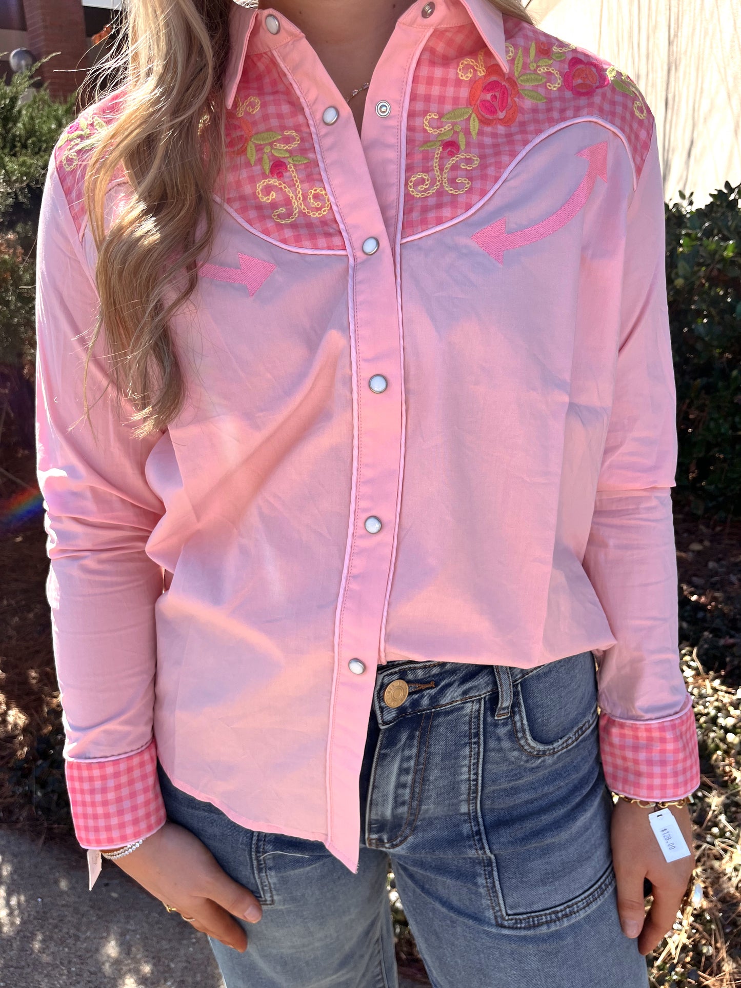 Oakley Western Pink Top