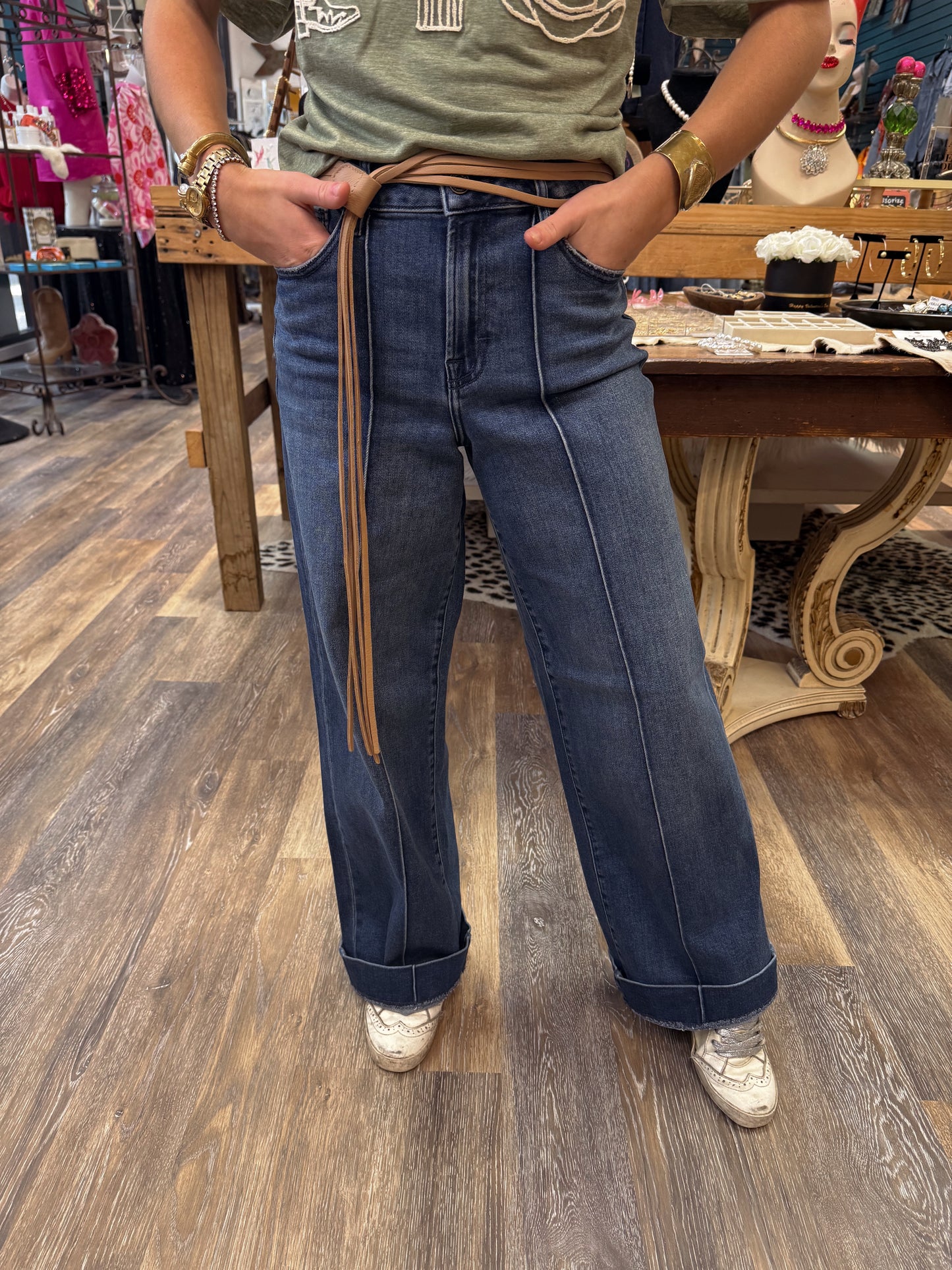 Nori Dark Wash Jeans By Hidden