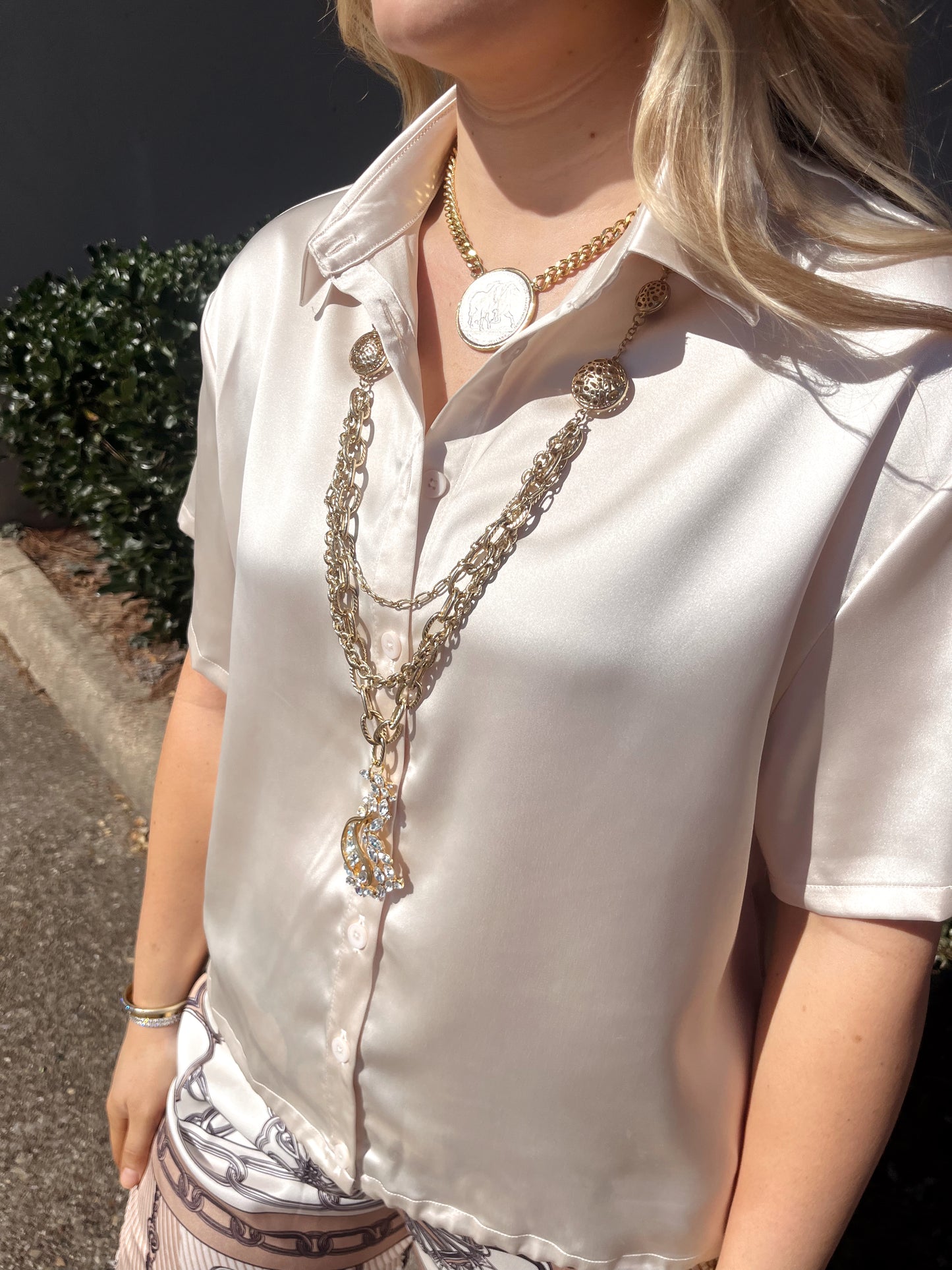 Creamy Dreamy Satin Shirt