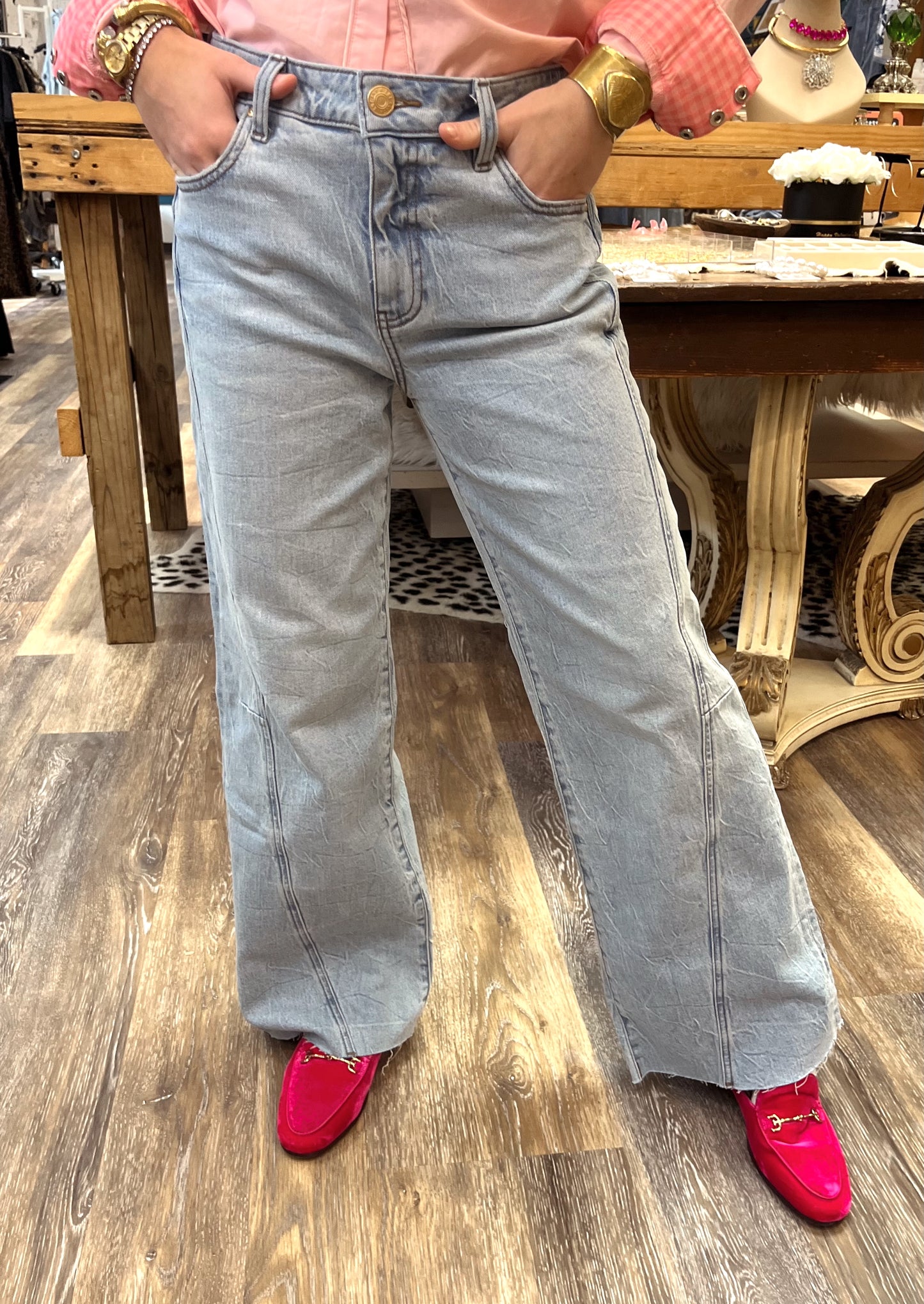 Meg High Rise Wide Leg by Kut - Imagination Wash