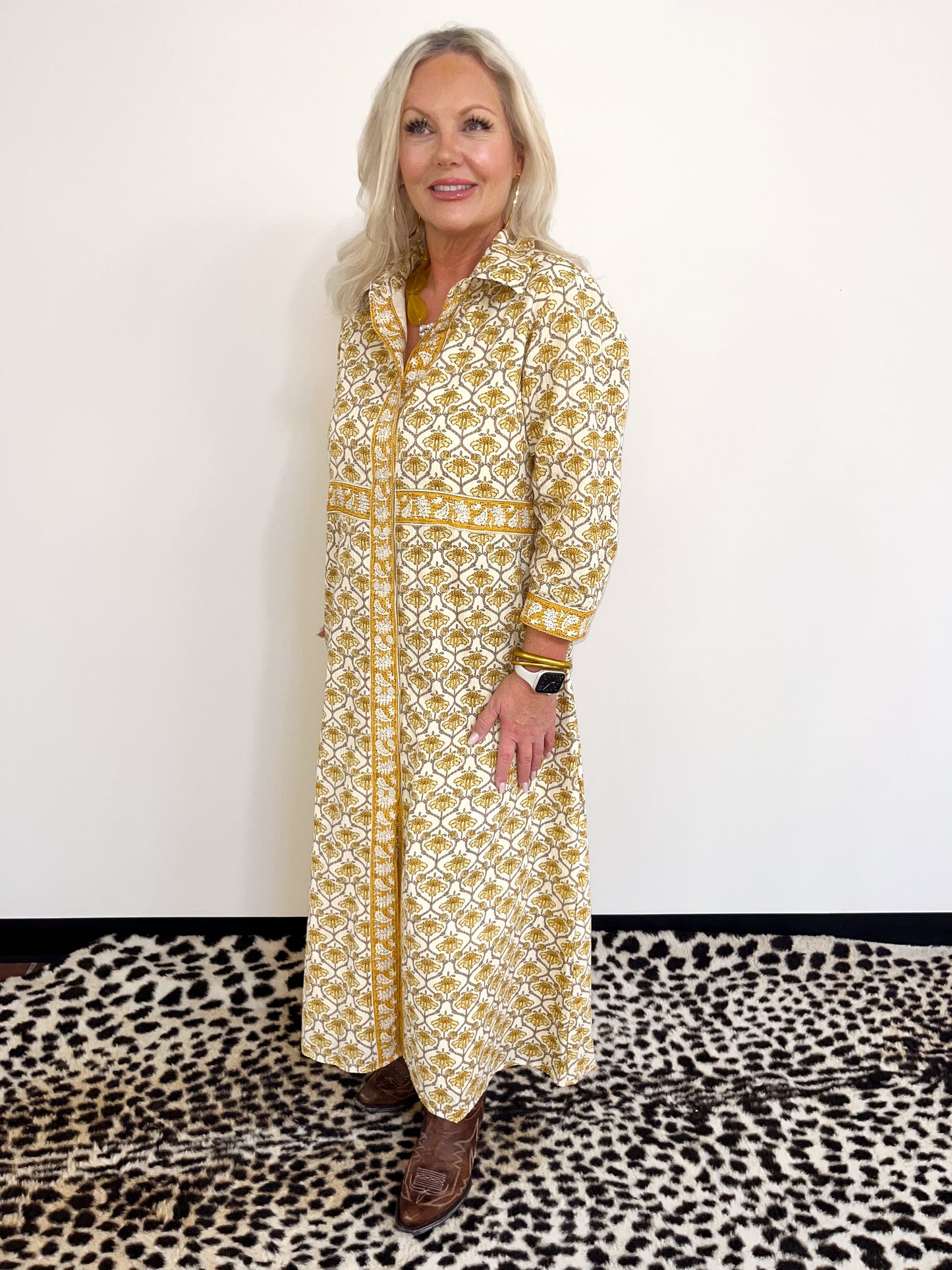 Double Button Shirtdress by Uncle Frank
