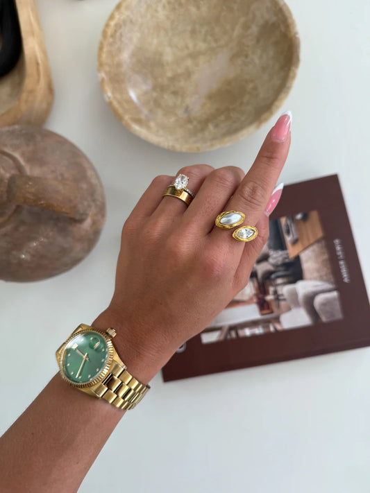 Milo Ring by Chansuttpearls