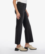 Meg Black High Rise Fab AB Wide Leg Jean